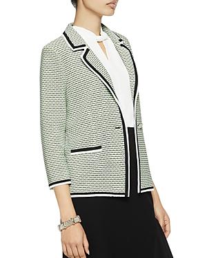 Misook Multi-stitch Textured Knit Blazer