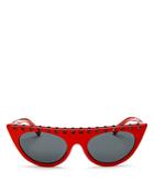 Valentino Women's Rockstud Cat Eye Sunglasses, 52mm
