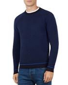 Ted Baker Cancru Textured-knit Crewneck Sweater