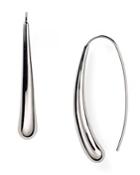 Nancy B Sterling Silver Long Teardrop Earrings