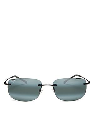 Maui Jim Unisex Polarized Square Sunglasses, 59mm