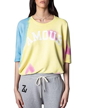 Zadig & Voltaire Portland Amour Tie Dyed Sweatshirt