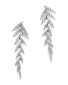 Bloomingdale's Diamond Feather Drop Earrings In 14k White Gold, 0.55 Ct. T.w. - 100% Exclusive