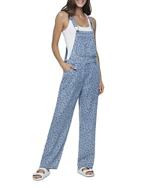 Billy T Floral Denim Overalls