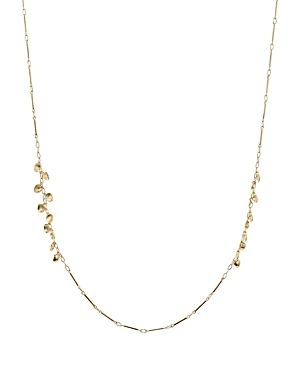 Nadri Pattern Long Necklace In 18k Yellow Gold-plated Sterling Silver, 36
