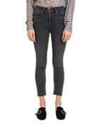 The Kooples Black Nory Cropped Skinny Jeans