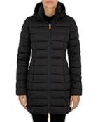 Save The Duck Emilia Fitted Mid Length Puffer Coat