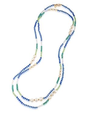 Carolee The High Line Beaded Simulated Pearl Necklace, 60