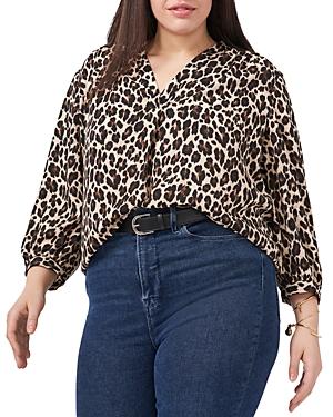 Vince Camuto Leopard Print Button Down Shirt