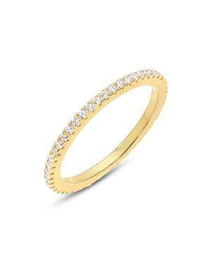 Adinas Jewels Cubic Zirconia Thin Band Ring