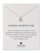 Dogeared Good Fortune Necklace, 18