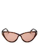 Tom Ford Women's Charlie Cat Eye Sunglasses, 56mm