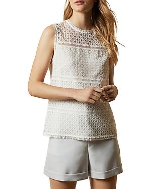 Ted Baker Adriene Lace-paneled Top