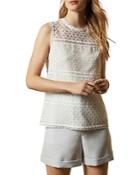 Ted Baker Adriene Lace-paneled Top