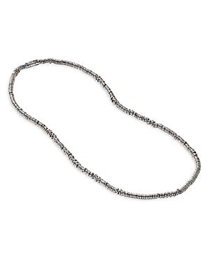 John Hardy Sterling Silver Classic Chain Multiring Heishi Statement Necklace, 18