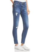 Ag Farrah Ankle Skinny Jeans In 10 Years Baywood Destructed