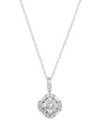 Bloomingdale's Diamond Mosaic Pendant Necklace In 14k White Gold, 1.0 Ct. T.w. - 100% Exclusive