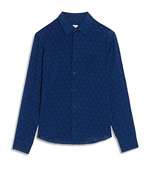 Sandro Polka Dot Long Sleeve Shirt