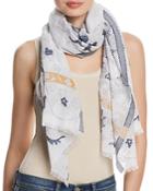 Fraas Floral Scroll Oblong Scarf