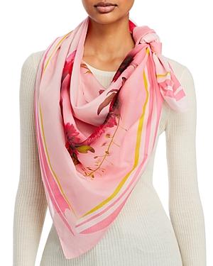 Fraas Boxed Floral Heart Scarf
