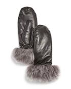 Ugg Leather & Shearling Mittens