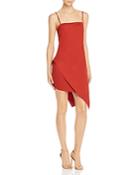 Michelle Mason Asymmetric Mini Dress