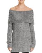 Aqua Off-the-shoulder Sweater - 100% Exclusive