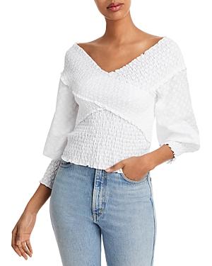 Bb Dakota Victoriously Yours Cotton Eyelet Top
