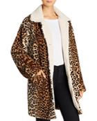 Sanctuary Sierra Faux-fur Leopard-print Coat
