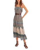 Ba & Sh Teresa Printed Midi Dress