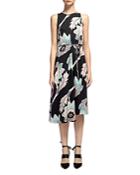 Whistles Trippy Floral Dress