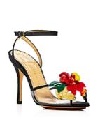 Charlotte Olympia Tropicana Embellished High Heel Sandals