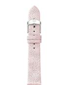 Michele Pink Bark Leather Watch Strap, 16mm