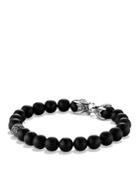 David Yurman Spiritual Beads Bracelet With Black Onyx & Black Diamonds