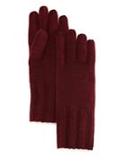 C By Bloomingdale's Ribbed Cashmere Gloves - 100% Exclusive