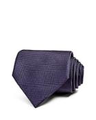 E Zegna Solid Woven Classic Tie