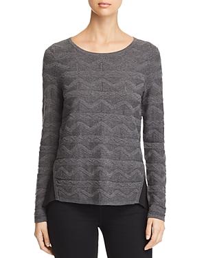 Design History Contrast-back Pointelle Sweater