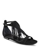 Kendall And Kylie Tessa Fringe Flat Sandals