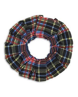 Ganni Plaid Scrunchie