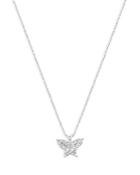 Bloomingdale's Diamond Butterfly Pendant Necklace In 14k White Gold, 0.40 Ct. T.w. - 100% Exclusive