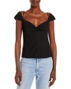 Vince Ruched Sweetheart Cami