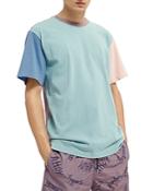 Scotch & Soda Colorblock Relaxed Fit Tee