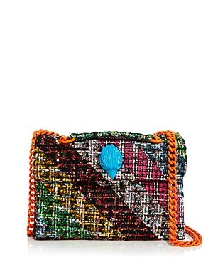 Kurt Geiger London Kensington Multi Color Tweed Shoulder Bag