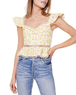Rahi Petra Floral Print Bustier Top