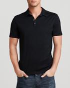 John Varvatos Collection Silk & Cotton Slim Fit Polo Shirt