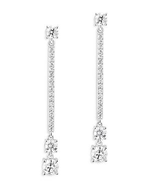 Bloomingdale's Diamond Line Earrings In 14k White Gold, 1.0 Ct. T.w. - 100% Exclusive