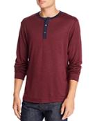 Theory Anemone Long-sleeve Contrast-trimmed Henley - 100% Exclusive