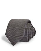 Boss Micro Check Silk Classic Tie