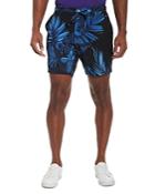 Robert Graham Heart Of Darkness Stretch Quick Dry Botanical Print Classic Fit Shorts