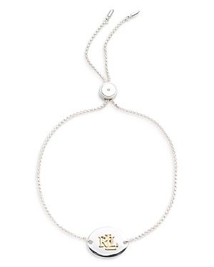 Lauren Ralph Lauren Two-tone Logo Bolo Bracelet